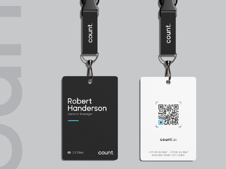 The last brand I have done branding for is a company called Count in Dubai.